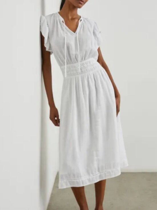 Rails Dresses & Skirts - Rails - Iona Linen White Dress - Size Small - New with Tags
